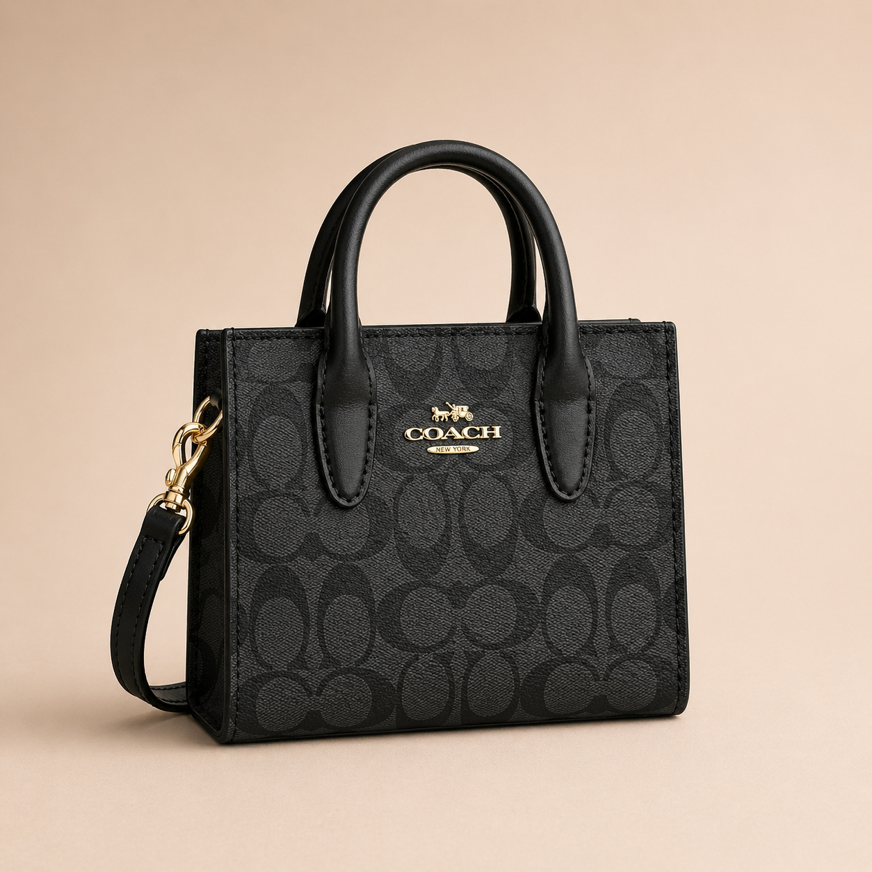 Coach Signature Black - Handbag