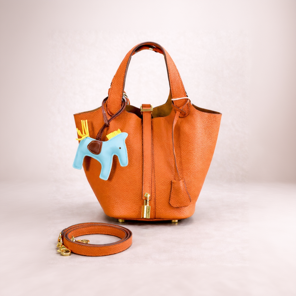 Hermes Picotin Lock Small Tote – Orange Edition