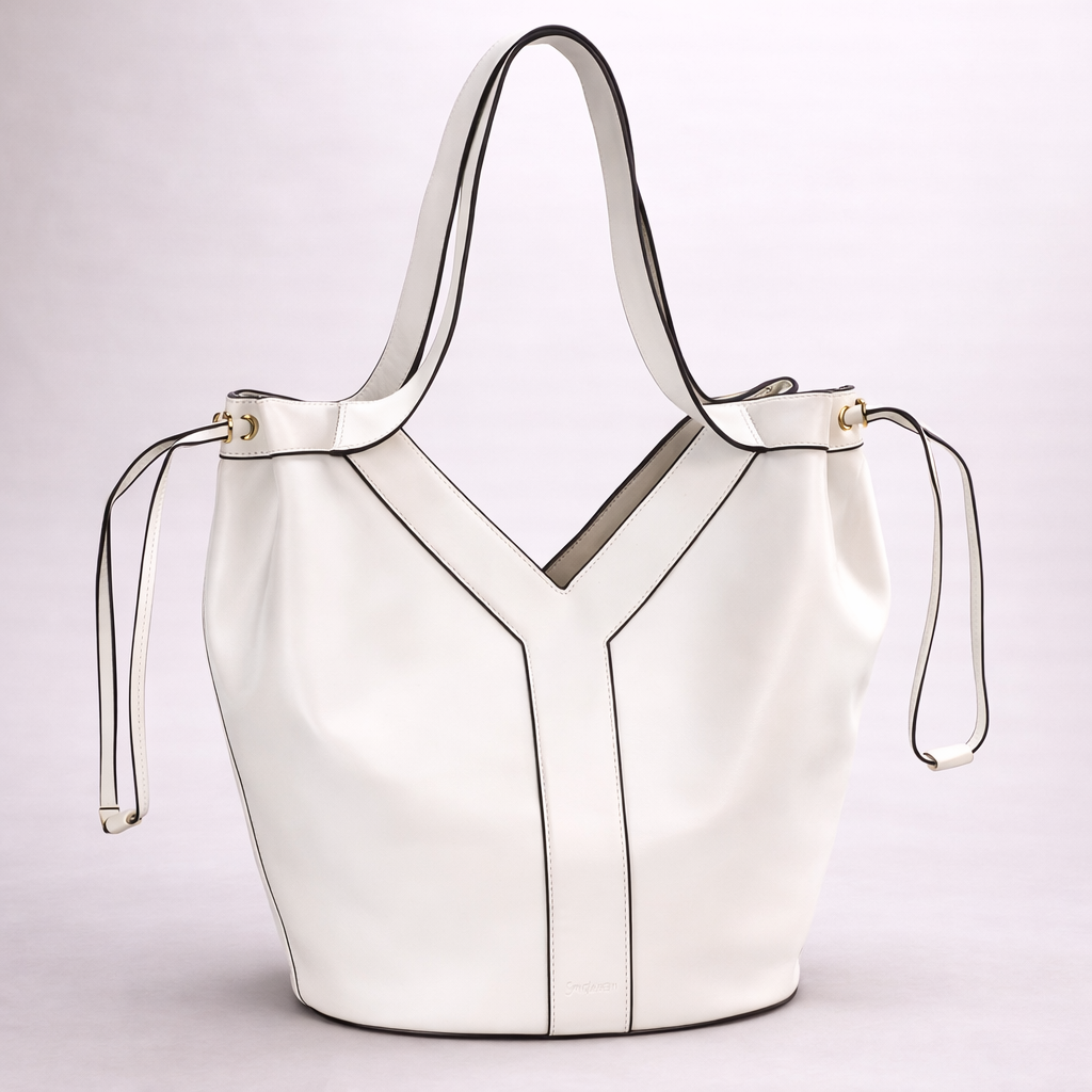 YSL Leather Shoulder Bag – Off-White Edition