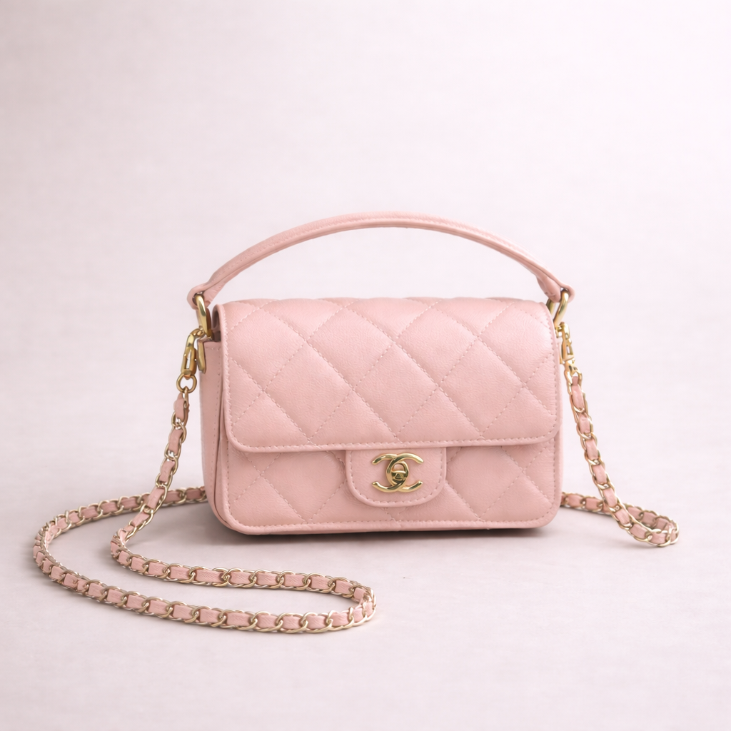 Chanel Quilted Flap Handbag – Pink Edition