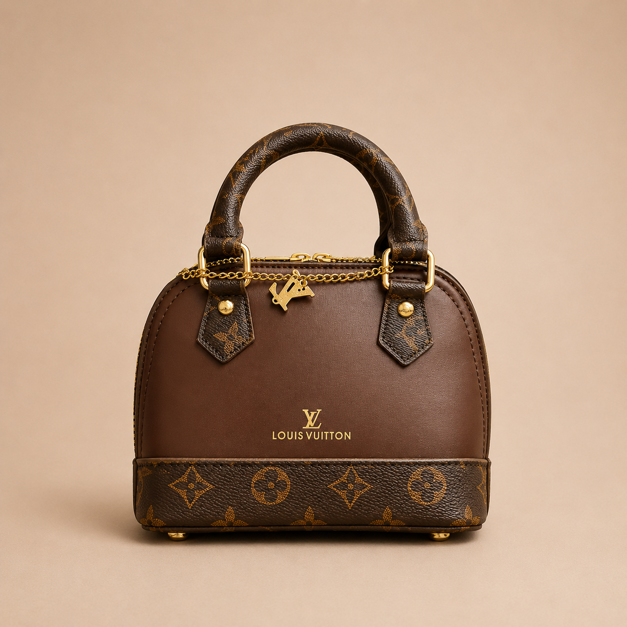 Louis Vuitton Alma Handbag – Brown Monogram High Copy