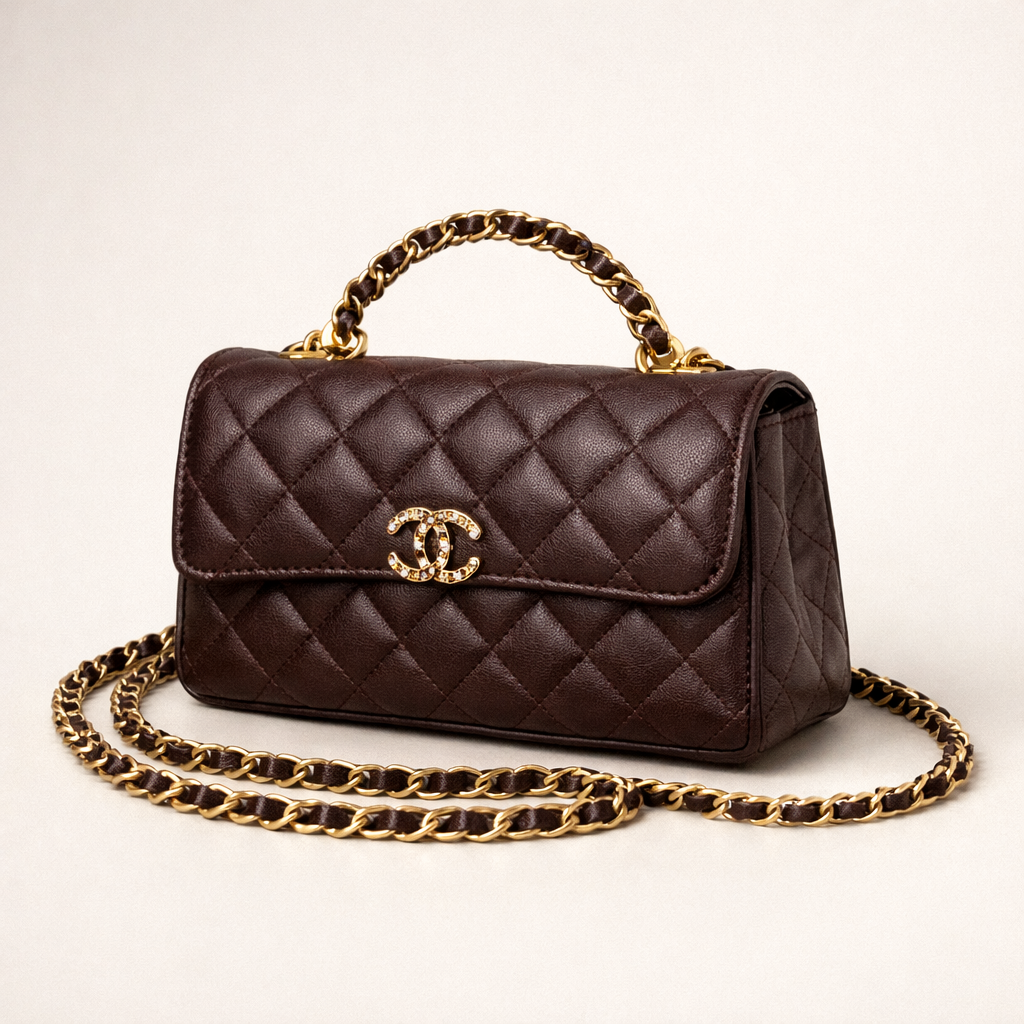 Chanel CC Flap Bag – Chocolate Brown