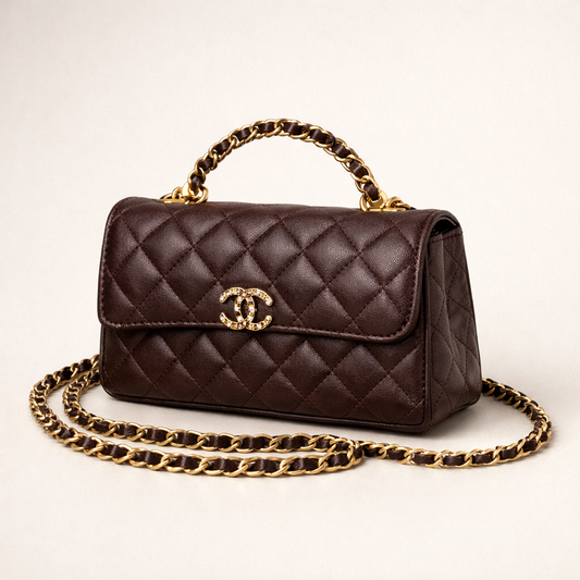 Chanel CC Flap Bag – Chocolate Brown
