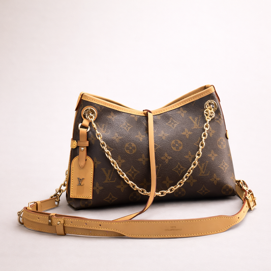 Louis Vuitton Monogram Canvas Shoulder Bag – Classic Brown Edition